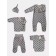 Clothing kit for children's tops "Starfall", 5 items, height 68 cm, color gray color