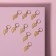 Hair piercing "Leaves", 3.5 × 1 cm, 10 pcs, golden color
