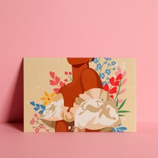 The average postcard is 