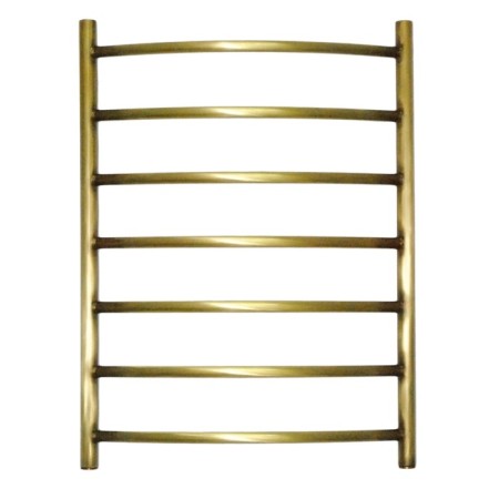 Domoterm water heated towel rail "Calipso", P7, 7 crossbars, 500 x 700 mm, bronze