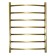 Domoterm water heated towel rail "Calipso", P7, 7 crossbars, 500 x 700 mm, bronze