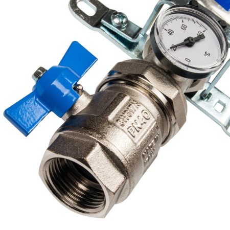 Collector Group Stout SMS 0907 000002, 1 "x3/4", 2 outputs, with consumables, stainless steel. steel-2