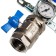 Collector Group Stout SMS 0907 000002, 1 "x3/4", 2 outputs, with consumables, stainless steel. steel
