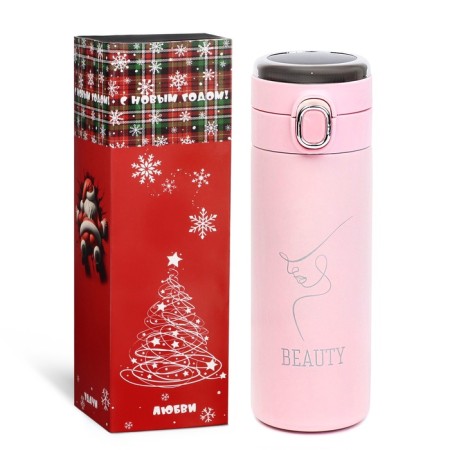 Thermal circle, 420 ml, Simple Beauty, retains heat 8 hours, thermometer-6