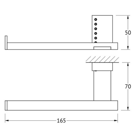 Toilet paper holder, chrome - rhinestones, lineag-1