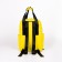 Backpack - youth bag from a lightning textile, 3 pockets, textura, yellow color