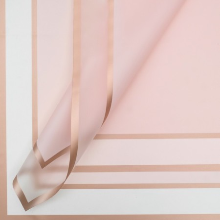 Floristic, light pink film, 58 x 58 ± 5% cm, 50 μm