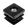 Tundra plug inner 25x25 universal M8, black