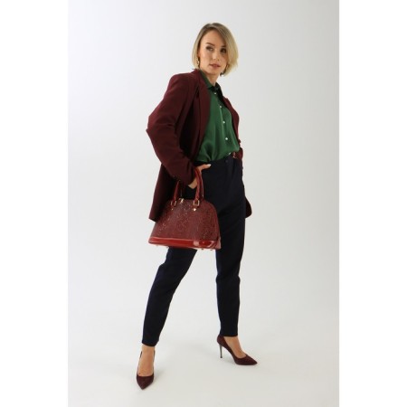Set of bags with zipper, red color-7