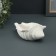 Steel stand - Climb "Shell Rawn" 12x15x5cm, white