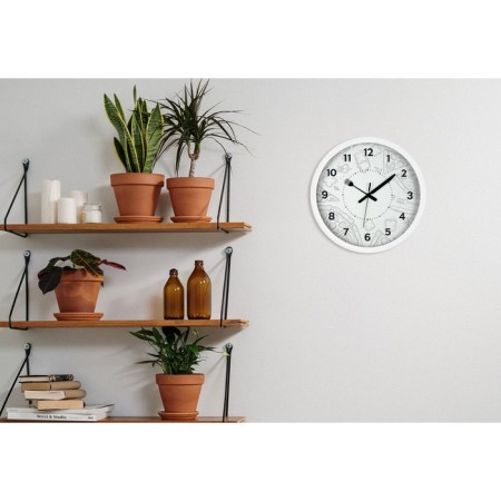 Wall clock, series: kitchen, "pizza", smooth move, d-30.5 cm-3
