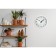 Wall clock, series: kitchen, "pizza", smooth move, d-30.5 cm