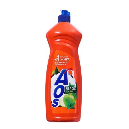 AOS dishwashing tool apple and mint, 900 ml