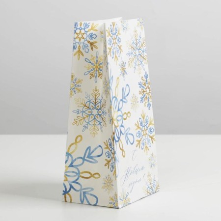 Package without pens "Snowflake", 10 x 19.5 x 7 cm, New Year-2