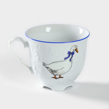 Tea cup "Rococo. Geese ", 250 ml, porcelain, mix-5
