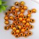 Beads for creativity plastic "gold" set of 20 g 1x1 cm