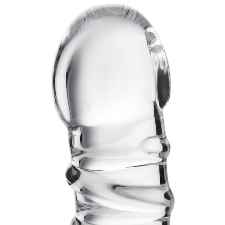 Unrealistic phallimitator Sexus Glass, Glass, Transparent, 16 cm-4