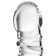 Unrealistic phallimitator Sexus Glass, Glass, Transparent, 16 cm