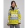 Ski jacket female, size 42, yellow color