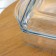 Rectangular shape for baking and baking of Borcam heat -resistant glass, 2 l