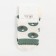 Women's socks minku "snowdrops", green color, size 36-39 (23-25 ​​cm)