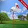 Garden figure "Stork" average 80cm