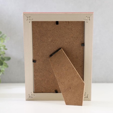 Photo frame plastic 10x15 cm "Holographic shine and copper" 18x13 cm-3