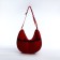Youth bag with zipper, red color