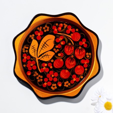 Board "Strawberry", 15 × 0.5 cm, Khokhloma-4