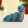 Figure soap "Snake Ice" blue, 50g