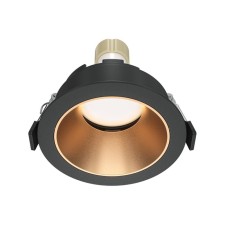 The built-in lamp Technical DL051 -U-1BMG, 1x10W, 8.5x8.5x3.7 cm, GU10, Black and matte gold color