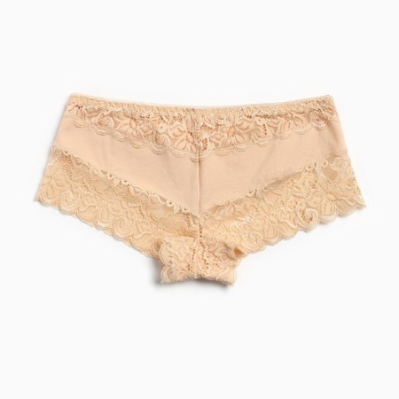 Panties women's shorts, beige color, size 46-48-5