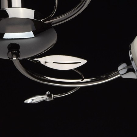 Chandelier "Grace", 3x60W E27, Nickel color-7