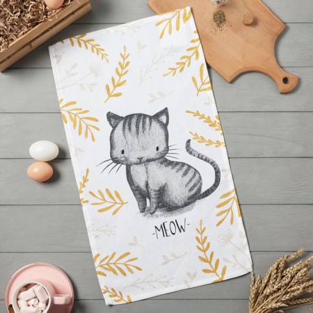 Ku. Dolyana "Meow" 35x60 cm, 100% HL, 160g/m2