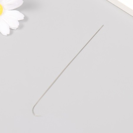 The needle curved for beads is 11.7x0.8 cm-2