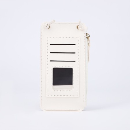 Baby bag on magnet, long belt, white color-1