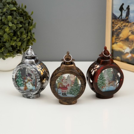 Nightlight New Year's night LED from batteries mix 5x8x13 cm-1