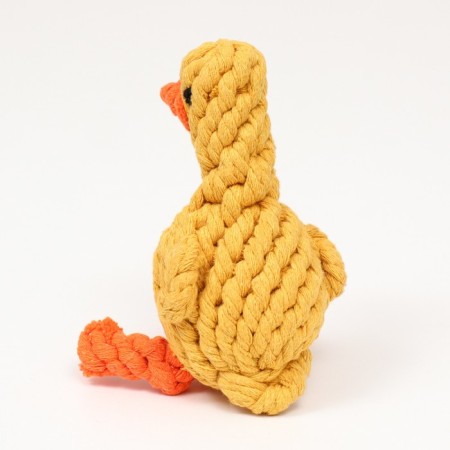 Cable toy "chicken" up to 110 g, 14*9 cm, yellow-3