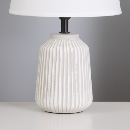Table lamp "Lines" 1x40W E14 white/gray 20x20x32cm-3