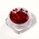 Sequins for "Heart" decor, red color