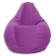 The hand-bag “Pear” is positive Real a, size l, diameter 80 cm, height 100 cm, velor, pink color