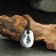 Amulet "Scandinavian runes", rune of nautiz, 21x29mm, metallic