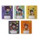 Notebook 12 sheets large cage "Funny kids", a beam coated cardboard, block 65g/m2, 5v mix