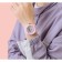 Watch of wrist D-4.6 cm, waterproof, silicone strap, pink dial