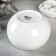 Porcelain sugar tower with a Wilmax olivia lid, 540 ml, white color
