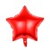 Foil ball 18 "Star - red" 1 pc.