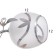 Jeannet chandelier 5x40W E27 Chrome Model: 2800064
