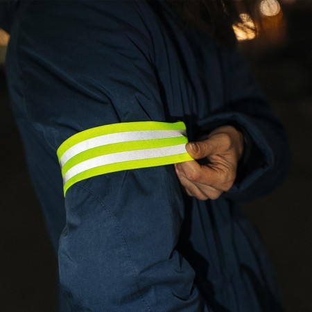 Reflective ribbon tape, 50 mm, 10 ± 1 m, light green color-5