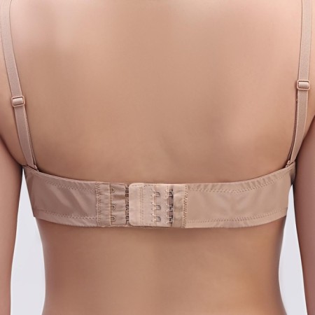 Flasp-upsurger for a bra, 3 rows 3 hooks, 5 × 5.5 cm, beige color-4