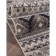 Rectangular carpet Merinos Ibiza, size 160x230 cm, color beige-black
